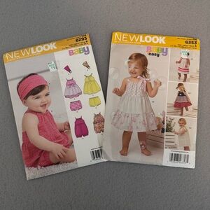 NWT Infant Toddler Dresses and Romper Patterns